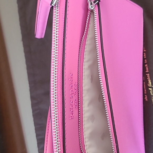 Kate Spade Vibrant Pink Crossbody Bag - Picture 6 of 12